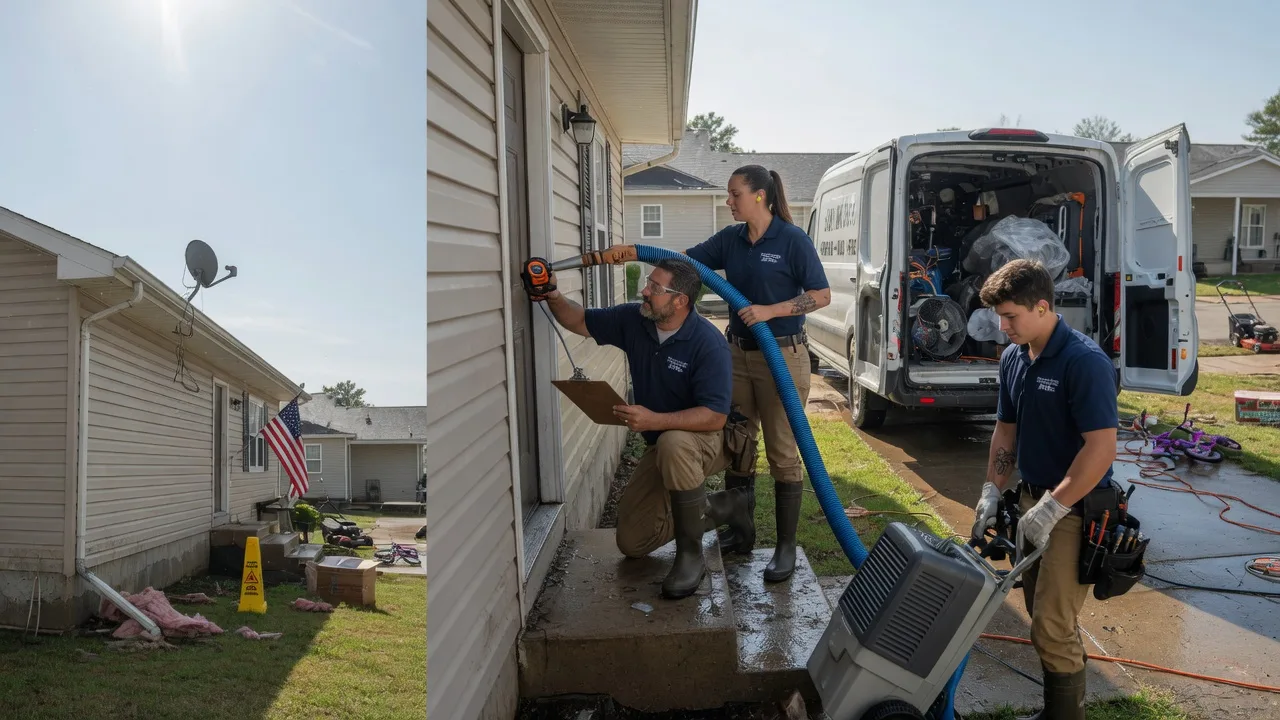 Ceiling Water Damage Restoration in Lewistown, OH near me
